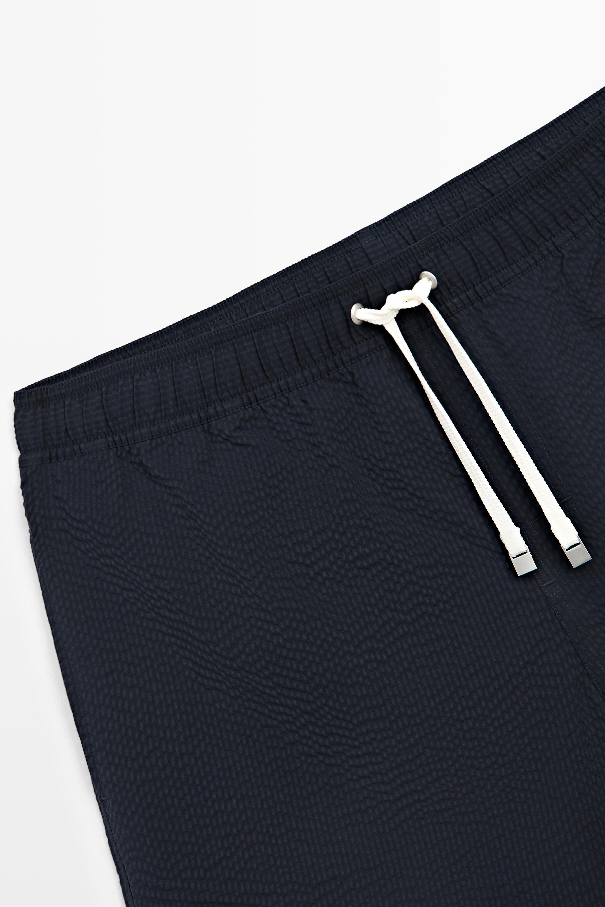 Plain textured swimsuit